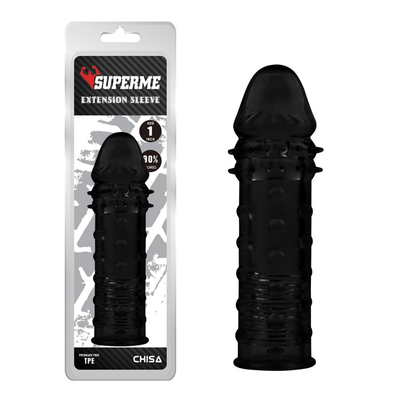funda-para-el-pene-extra-texture-negro Funda para el Pene Extra Texture Negro - Imagen 1