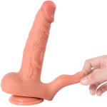HAYDEN DILDO Y ESTIMULADOR DE CLÍTORIS CON VIBRACIÓN Y CONTROL REMOTO 16 CM - Imagen 2