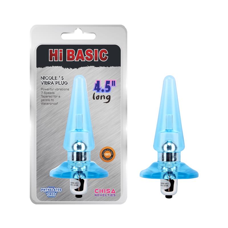 plug-anal-con-vibracion-nicoles-125-x-32-cm-azul Plug Anal con Vibracion Nicoles 12.5 x 3.2 cm Azul - Imagen 1
