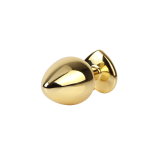 Plug Anal Dorado con Joya Talla M - Imagen 4