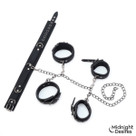 Set de Restricciones con Collar y Esposas - Imagen 2