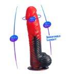 Dildo Silicona Liquida Devil Red 8 - Imagen 6