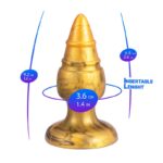 Goldy Plug anal Fantasy Silicona liquida - Imagen 4