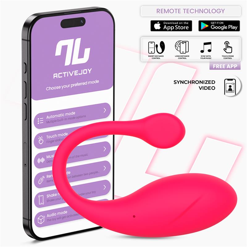 bulby-huevo-vibrador-con-app-rosa-intenso Bulby Huevo Vibrador con APP Rosa Intenso - Imagen 1