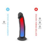 Dildo Dual Density Mod. 2 - 6 Negro - Imagen 4