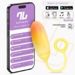 Huevo con APP Silicona Doble Capa Amarillo/Naranja