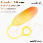 Huevo con APP Silicona Doble Capa Amarillo/Naranja - Imagen 5