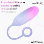 Huevo con APP Silicona Doble Capa Rosa/Azul - Imagen 4