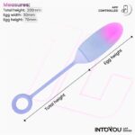 Huevo con APP Silicona Doble Capa Rosa/Azul - Imagen 9
