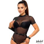 Jimena Liguero Tipo Arnés con Esposas Cuero Vegano Talla Única - Imagen 2