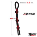 Lasso Anillo para el Pene Silicona Ajustable - Imagen 4