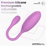 Logan Huevo Vibrador con APP Silicona Unibody Púrpura - Imagen 4