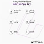 Logan Huevo Vibrador con APP Silicona Unibody Púrpura - Imagen 7