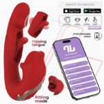 Mouty Vibrador con Función de Mordisqueo y Flipping con App