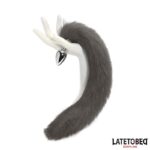 Plug Anal con Cola Gris - Imagen 9