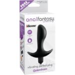 Plug Anal con Vibración Perfect Plug Negro - Imagen 3