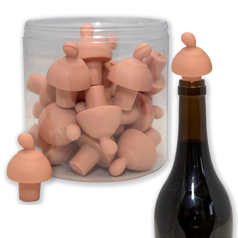 tapon-para-vino-forma-de-pecho-1-ud Tapon para Vino Forma de Pecho 1 ud - Imagen 1