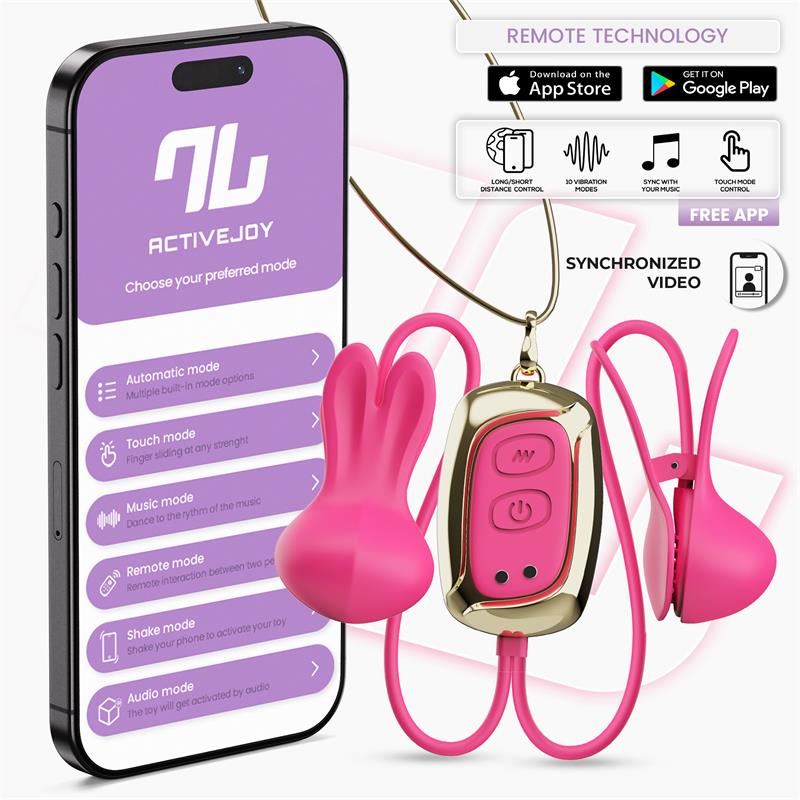 tickly-pinzas-para-pezones-con-vibracion-control-y-collar-con-app Tickly Pinzas para Pezones con Vibración, Control y Collar con APP - Imagen 1