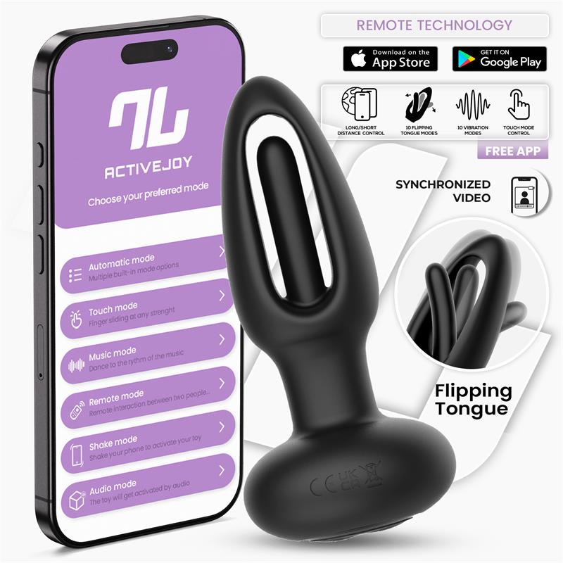 zack-plug-anal-con-flipping-tongue-y-vibracion-con-app Zack Plug Anal con Flipping Tongue y Vibración con App - Imagen 1
