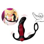 Masajeador Prostática y Plug Anal 2 en 1 con Vibración - Imagen 4