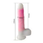 Dildo Doble Capa con Vibración, Thrusting y Calor 21.5 cm - Imagen 8