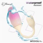 NexEgg Huevo Vibrador Silicona Doble capa App Beige/Rosa - Imagen 9