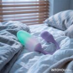 NexEgg Huevo Vibrador Silicona Doble capa con App Lila/Pistacho - Imagen 12