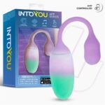 NexEgg Huevo Vibrador Silicona Doble capa con App Lila/Pistacho - Imagen 4