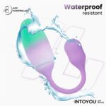 NexEgg Huevo Vibrador Silicona Doble capa con App Lila/Pistacho - Imagen 8