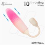 NexEgg Motion Huevo Vibrador con Thrusting App Beige/Rosa - Imagen 3