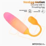 NexEgg Motion Huevo Vibrador con Thrusting App Naranja/Rosa - Imagen 4