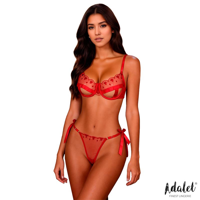 edwina-set-de-tanga-y-sujetador-rojo Edwina Set de Tanga y Sujetador Rojo - Imagen 1