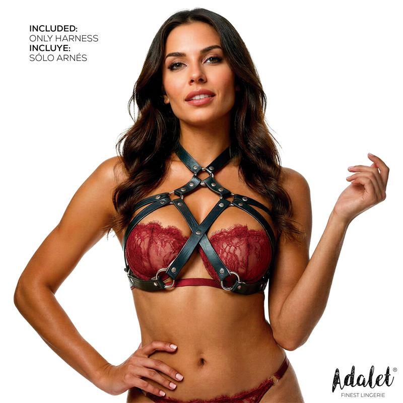 wendy-arnes-de-pecho-cuero-vegano-talla-unica Wendy Arnés de Pecho Talla Única - Imagen 1