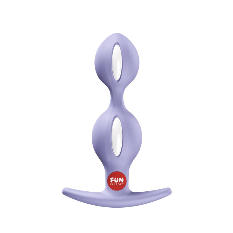 b-balls-duo-plug-anal-purpura B Balls Duo Plug Anal Púrpura - Imagen 1
