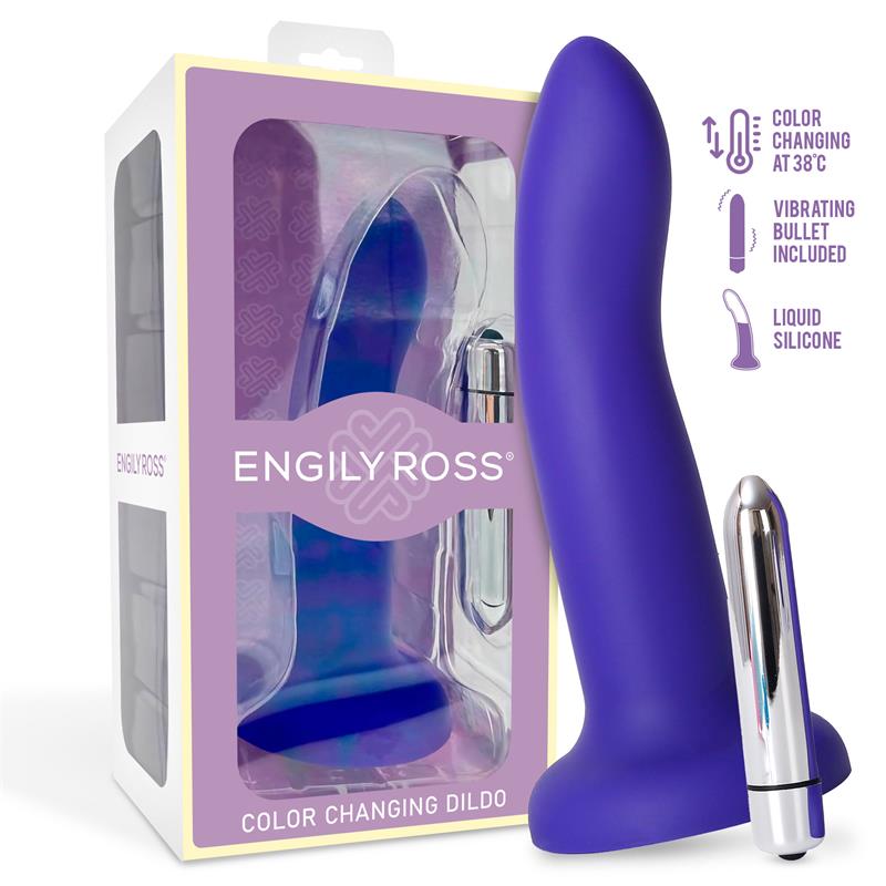 dildo-con-vibracion-que-cambia-de-color-azul-a-purpura-talla-m-17-cm Dildo con Vibración que Cambia de Color Azul a Púrpura Talla M 17 cm - Imagen 1