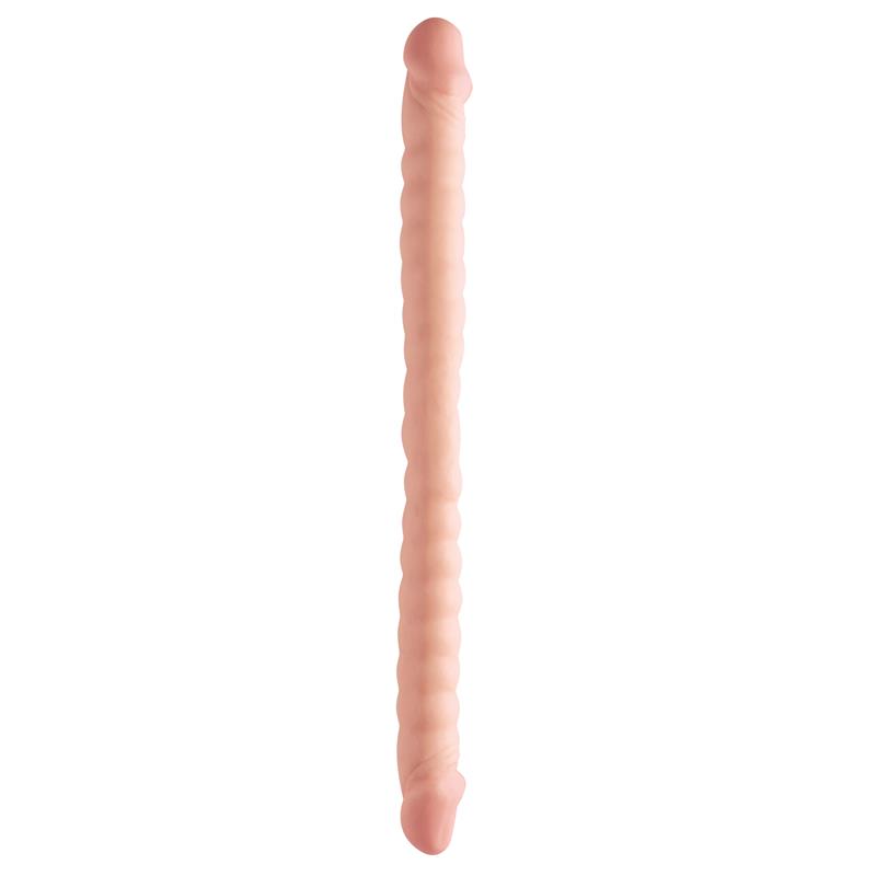 dildo-doble-457-cm-natural Dildo Doble 45,7 cm Natural - Imagen 1