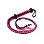 Látigo Árabe de Cuero Rosa 100 cm