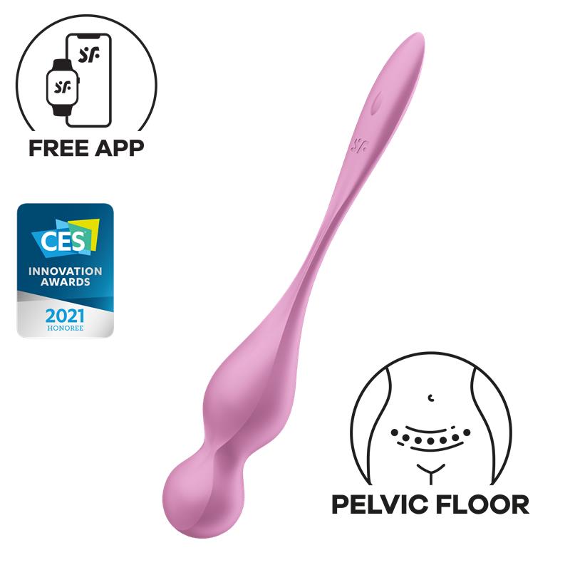 love-birds-1-bolas-kegel-con-app-rosa Love Birds 1 Bolas Kegel con APP Rosa - Imagen 1
