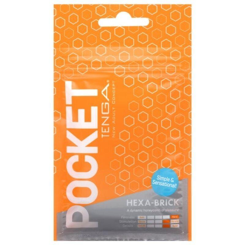 masturbador-pocket-hexa-brick Masturbador Pocket Hexa-Brick - Imagen 1