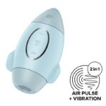 Mission Control Succionador y Vibrador Azul