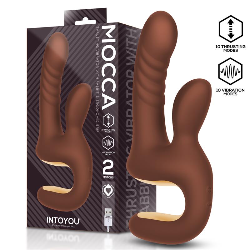mocca-vibrador-con-thrusting-y-mango-ergonomico-usb Mocca Vibrador con Thrusting y Mango Ergonómico USB - Imagen 1