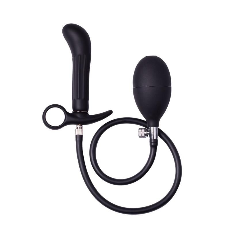 plug-anal-inflable-con-bomba-negro Plug Anal Inflable con Bomba Negro - Imagen 1