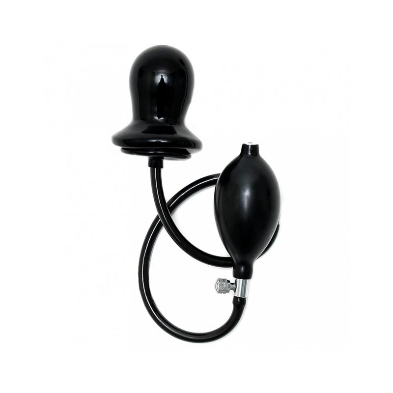 plug-inflable-negro-latex Plug Inflable Negro Látex - Imagen 1