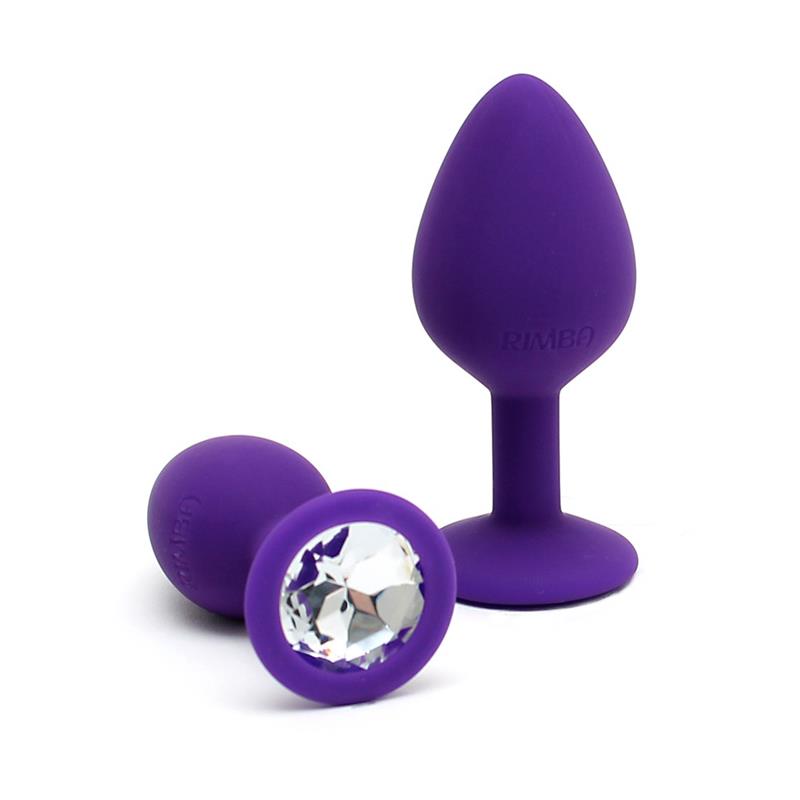 set-de-2-plugs-con-joya-berlin-purpura Set de 2 Plugs con Joya Berlin Purpura - Imagen 1
