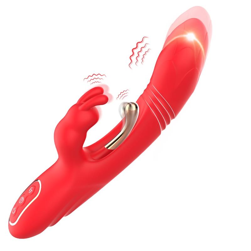 vibrador-tickler-con-thrusting-silicona-liquida Vibrador Tickler con Thrusting Silicona Líquida - Imagen 1