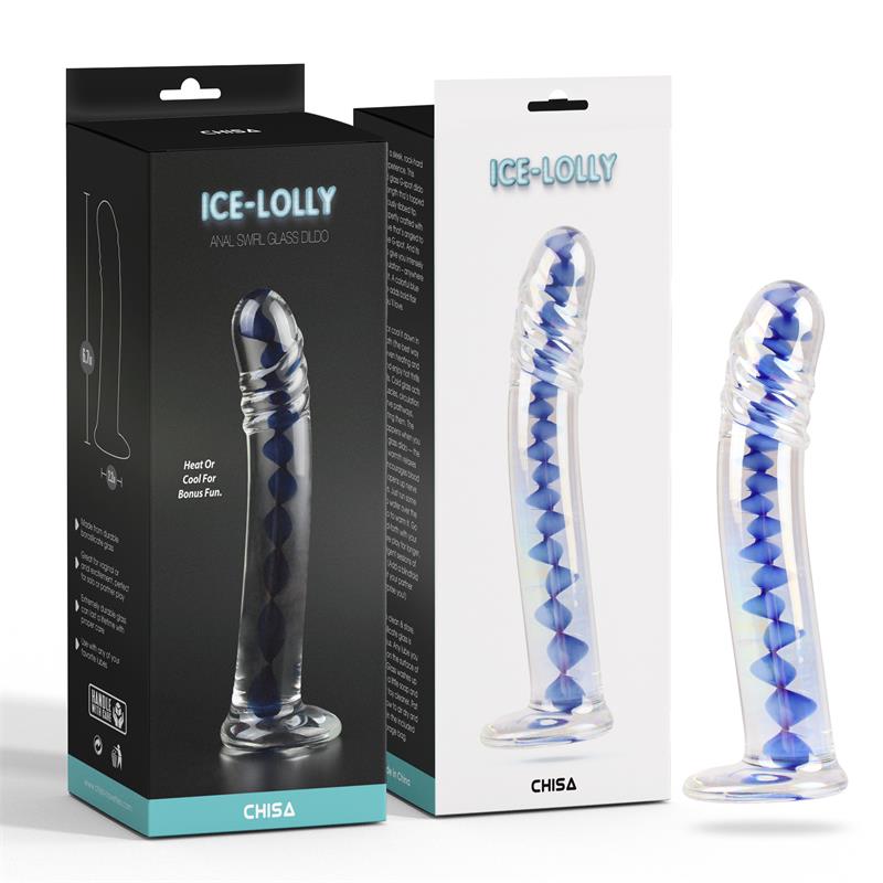 anal-swirl-dildo-anal-de-cristal-67 Anal Swirl Dildo Anal de Cristal 6.7 - Imagen 1