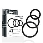 SET ANILLOS PENE NEGRO
