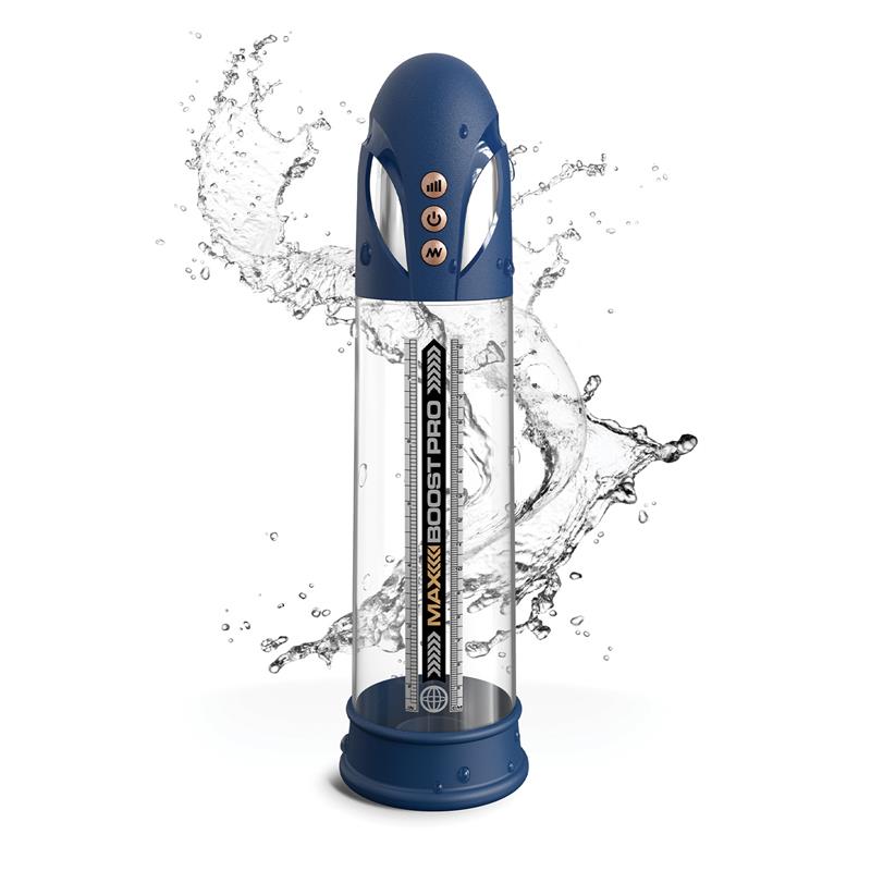 masturbador-automatico-max-boost-pro-flow-azul Masturbador Automático Max Boost Pro Flow Azul - Imagen 1
