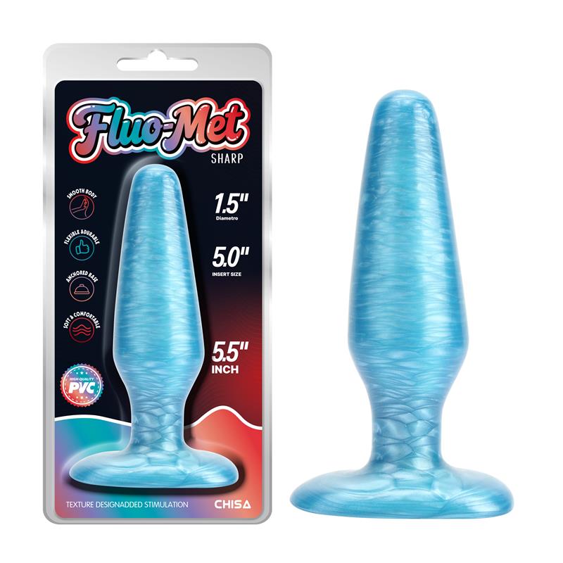 sharp-plug-anal-azul-55-139-cm Sharp Plug Anal Azul 5.5 - 13.9 cm - Imagen 1