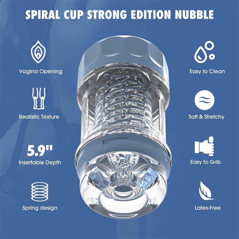 spiral-cup-strong-edition-nubble-masturbador Spiral Cup Strong Edition Nubble Masturbador - Imagen 1